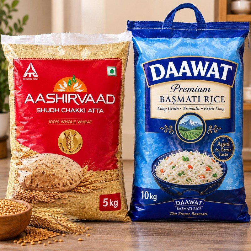 Atta Basmati Rice Combo
